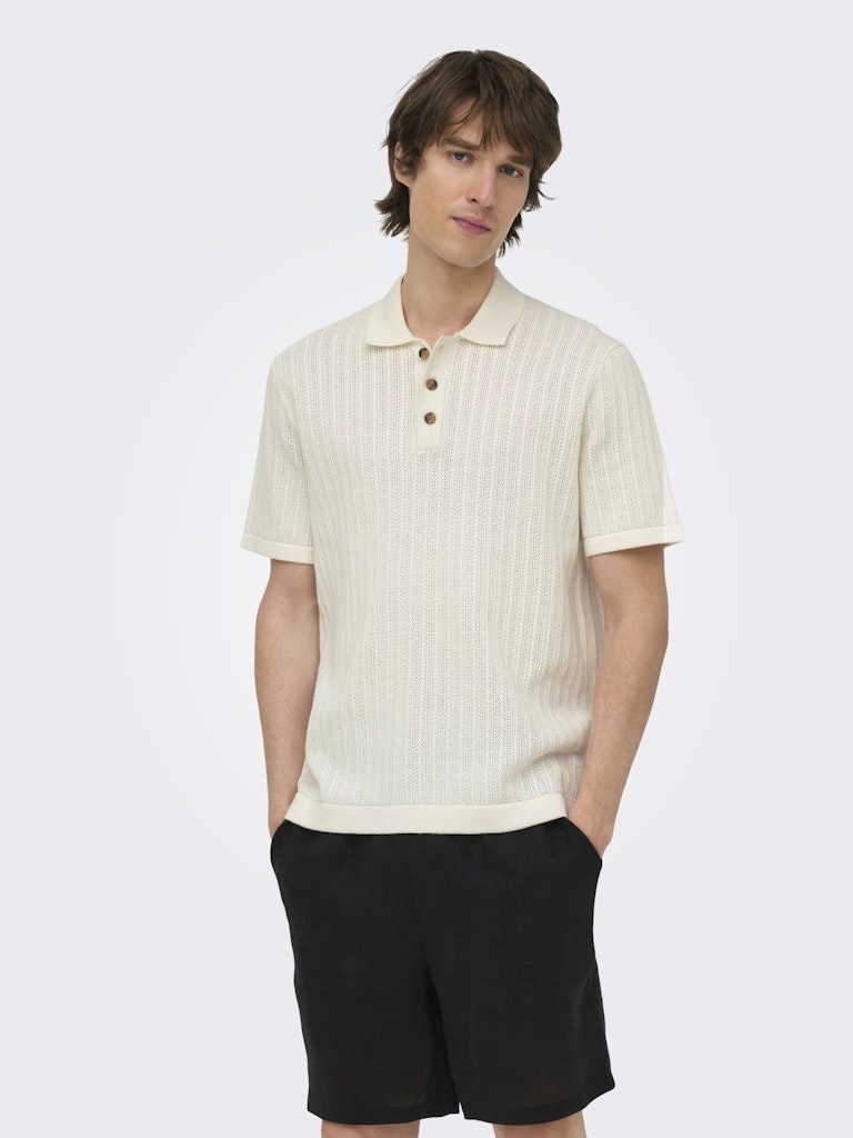 Only & Sons Moon Reg 12 SS Polo Knit Heren