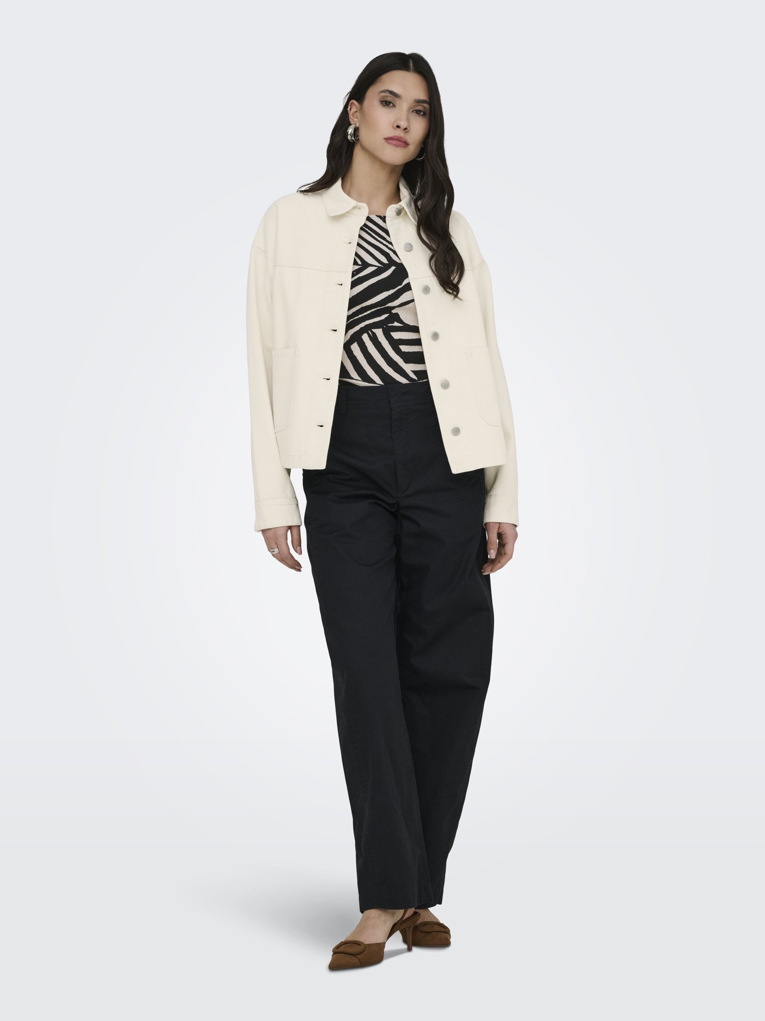 Jacqueline de Yong Noma L/S Shacket Dames