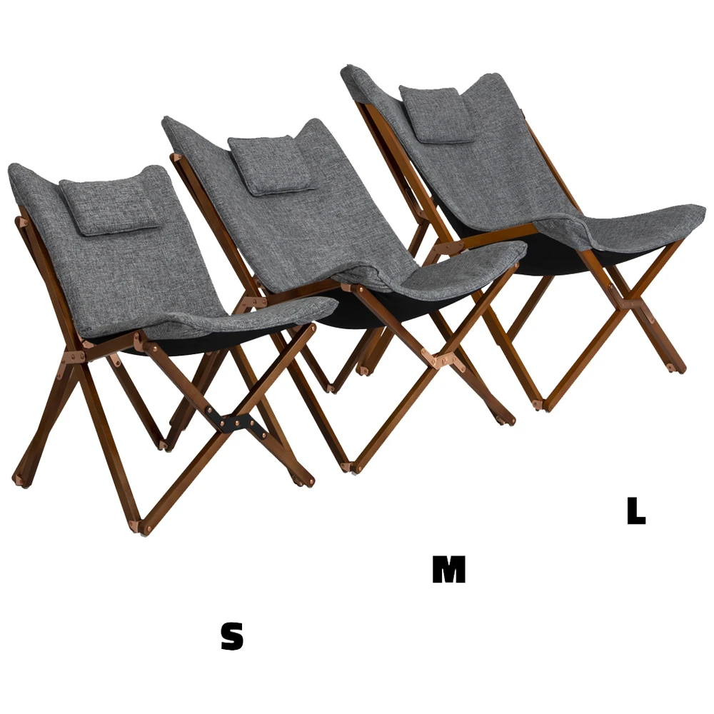 Bo-Camp Relaxstoel Bloomsbury L Grijs