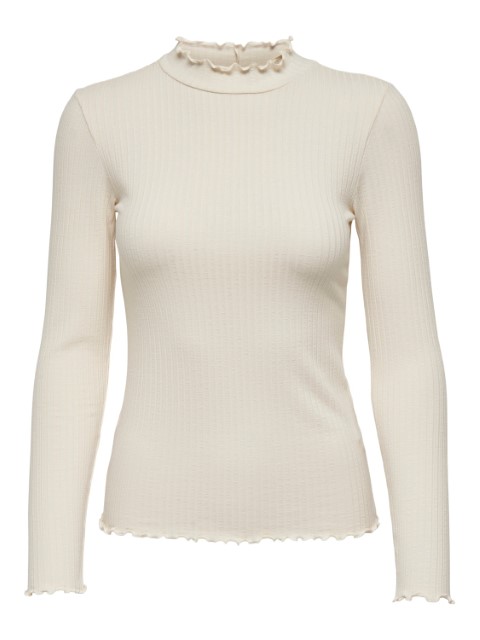 JDY Fransiska Lange Mouw Highneck Top Jrs Dames