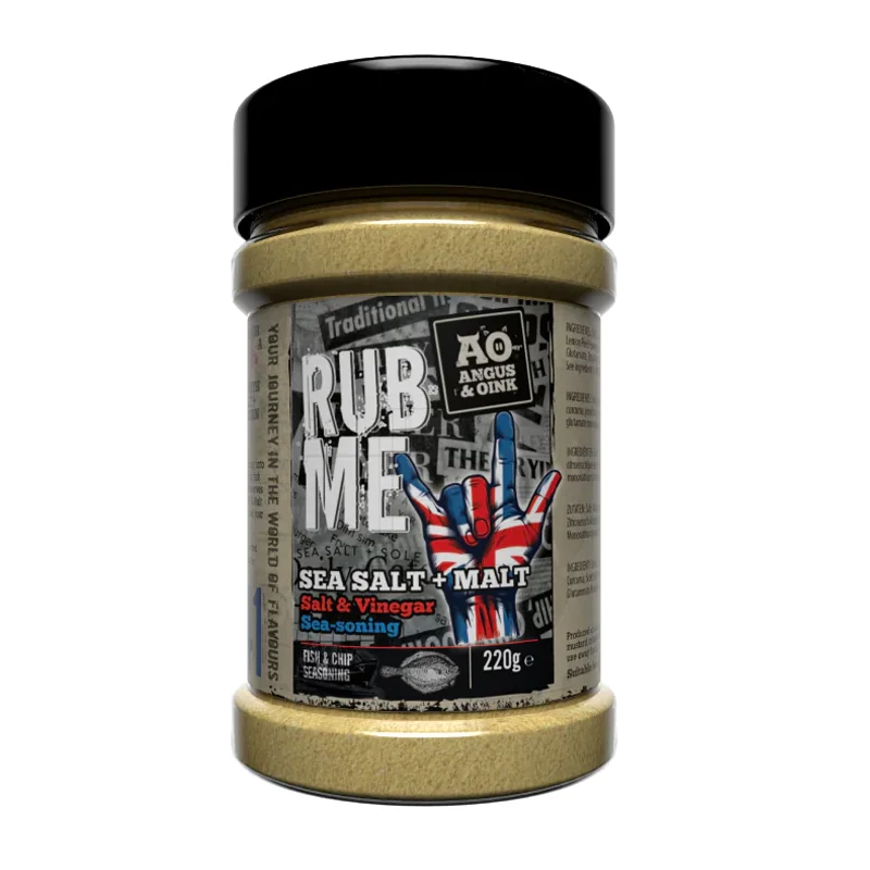 Angus & Oink Rub Sea Salt + Malt 220 Gr