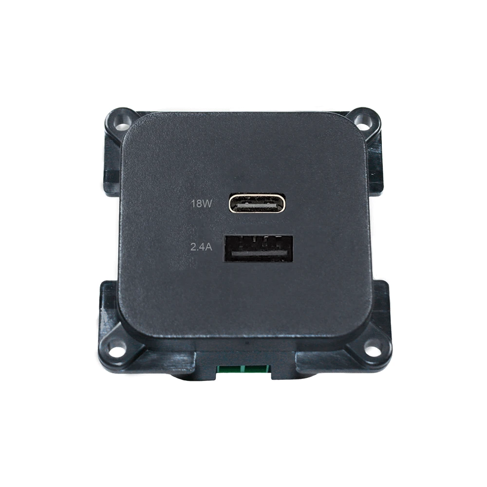Haba Inbouw 1X Usb-A Lader 1X Usb-C Lader Antra C-Line