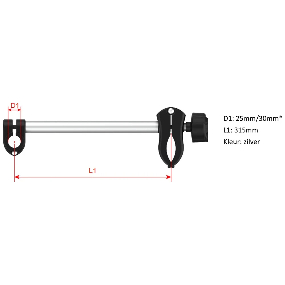Pro-User Diamant Framehouder Afsluitbaar Aluminium Lang