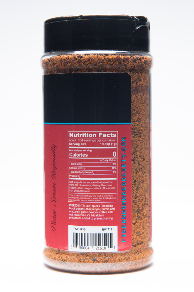 Fire & Smoke Society Rub Thundering Longhorn Beef 354 Gr