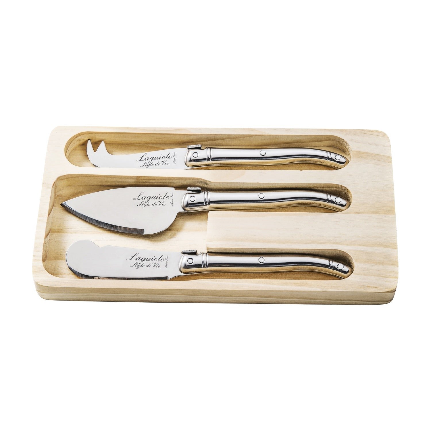 Laguiole Premium Line Kaasmessenset 3-Delig RVS
