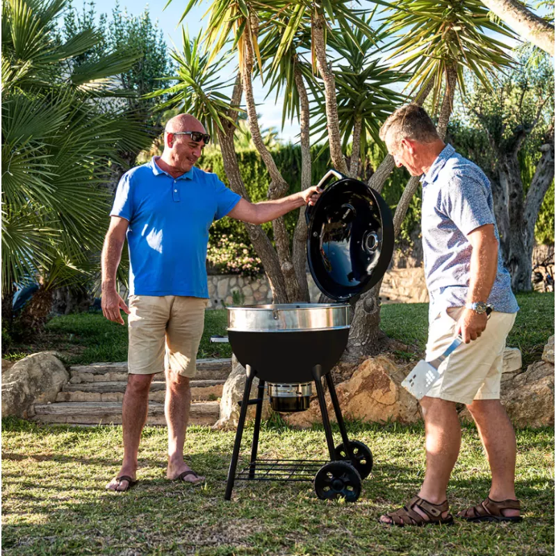 Napoleon Pro Houtskool Kettle 57Cm Mat Zwart Incl Grillplaat