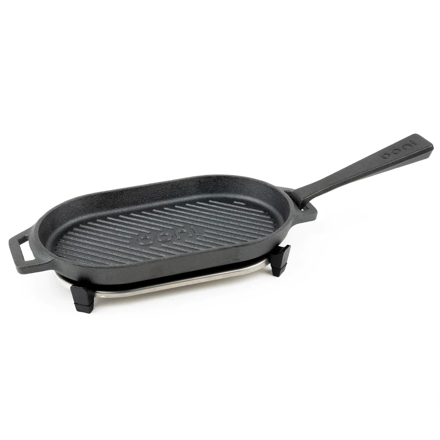 Ooni Grillpan Grizzler 22X12,5Cm M.Serveerplank