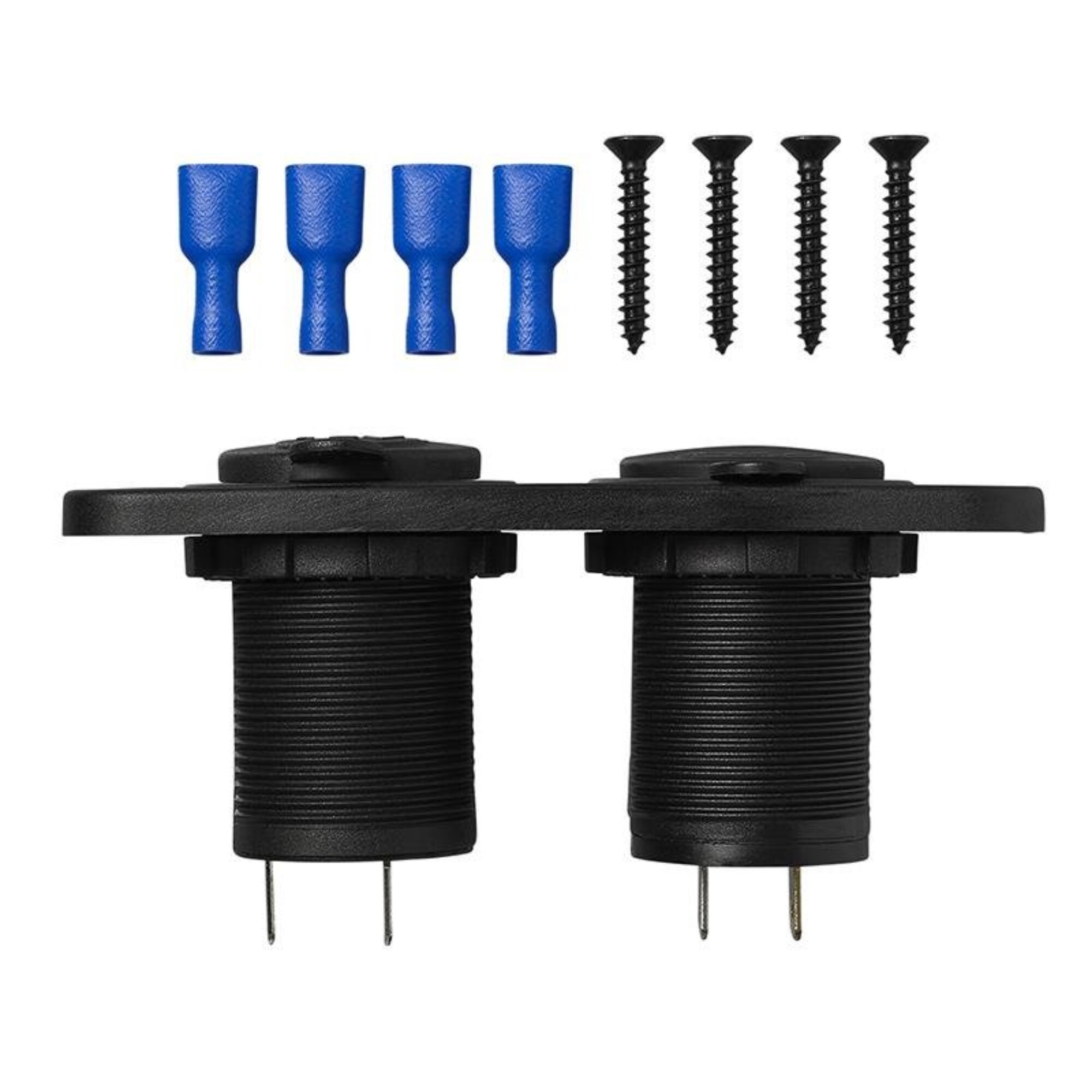 Proplus Inbouw Kit: Stekkerdoos Din + Usb Poort Dubbel 2X2100Ma Proplus Inbouw Kit: Stekkerdoos Din + Usb Poort Dubbel 2X2100Ma