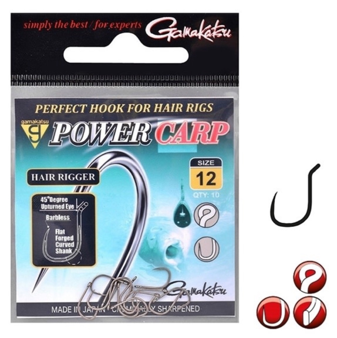 Gamakatsu Power Carp Hair Rigger Barbles