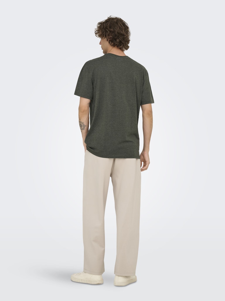 Only & Sons Max Life Ss Stitch Tee Heren