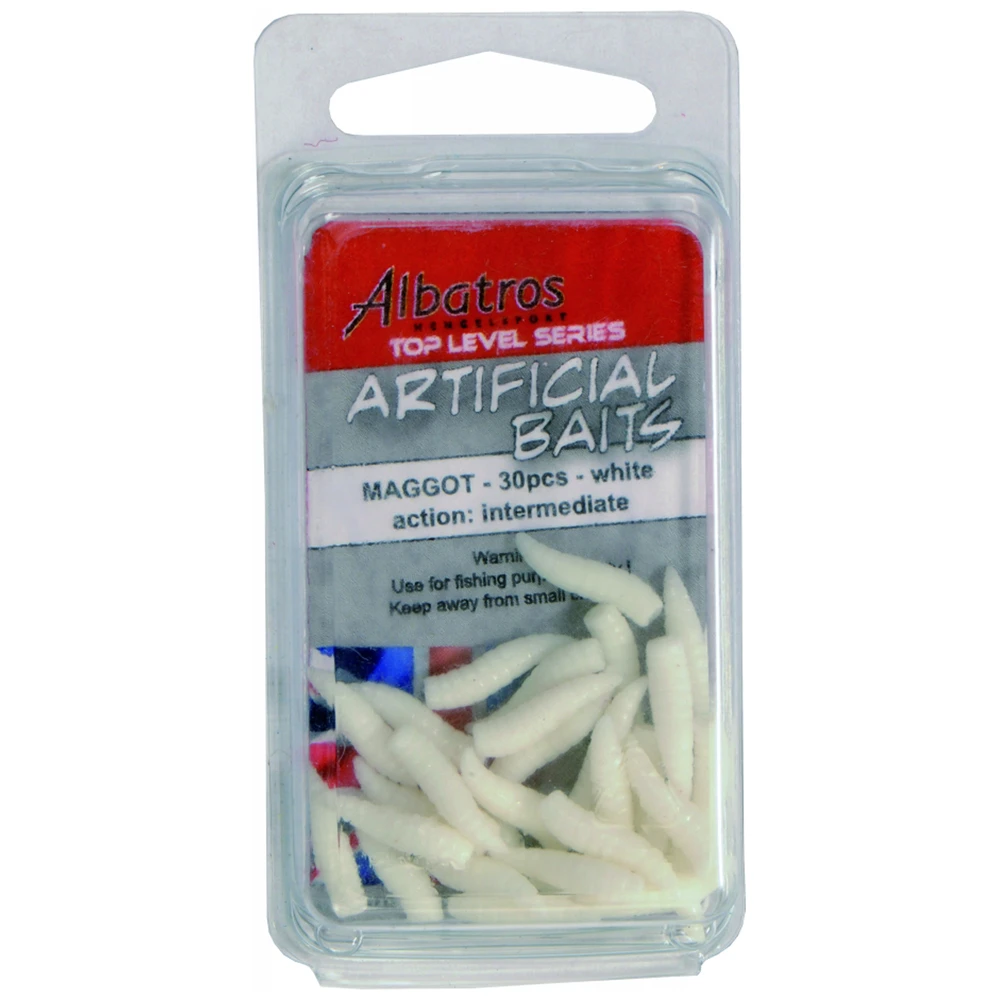 Albatros Top Level Artifical Baits Maggot White
