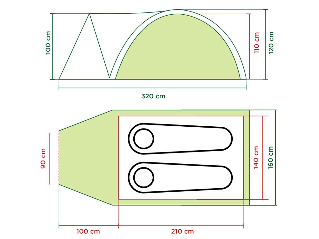 Coleman Tent Darwin 2+