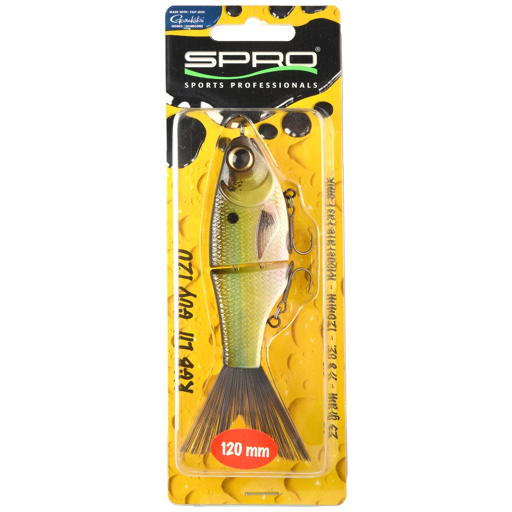 Spro Kgb Lil' Guy 120 Platinum Shad