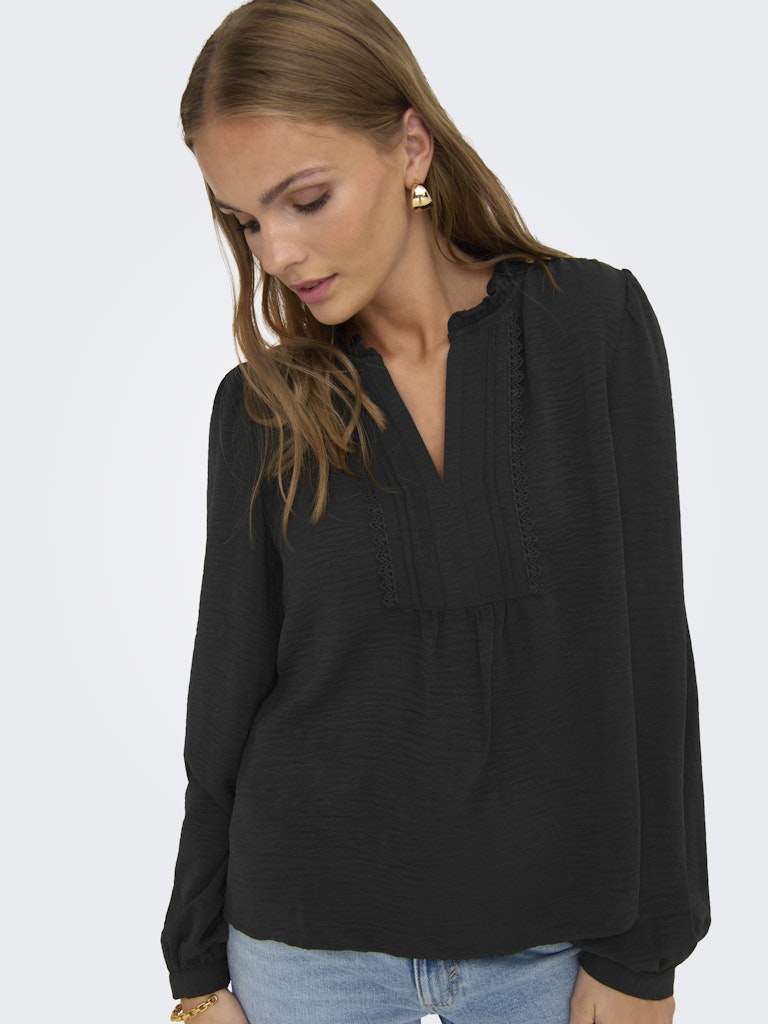 JDY Rachel Life L/S Pintuck Top Wvn Dames