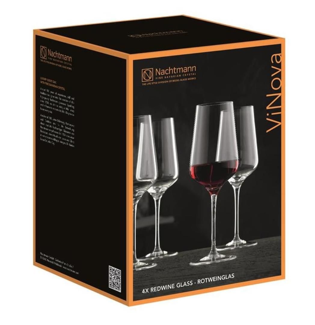 Nachtmann Vinova Rodewijnglas 550 Ml Set 4 Stuks