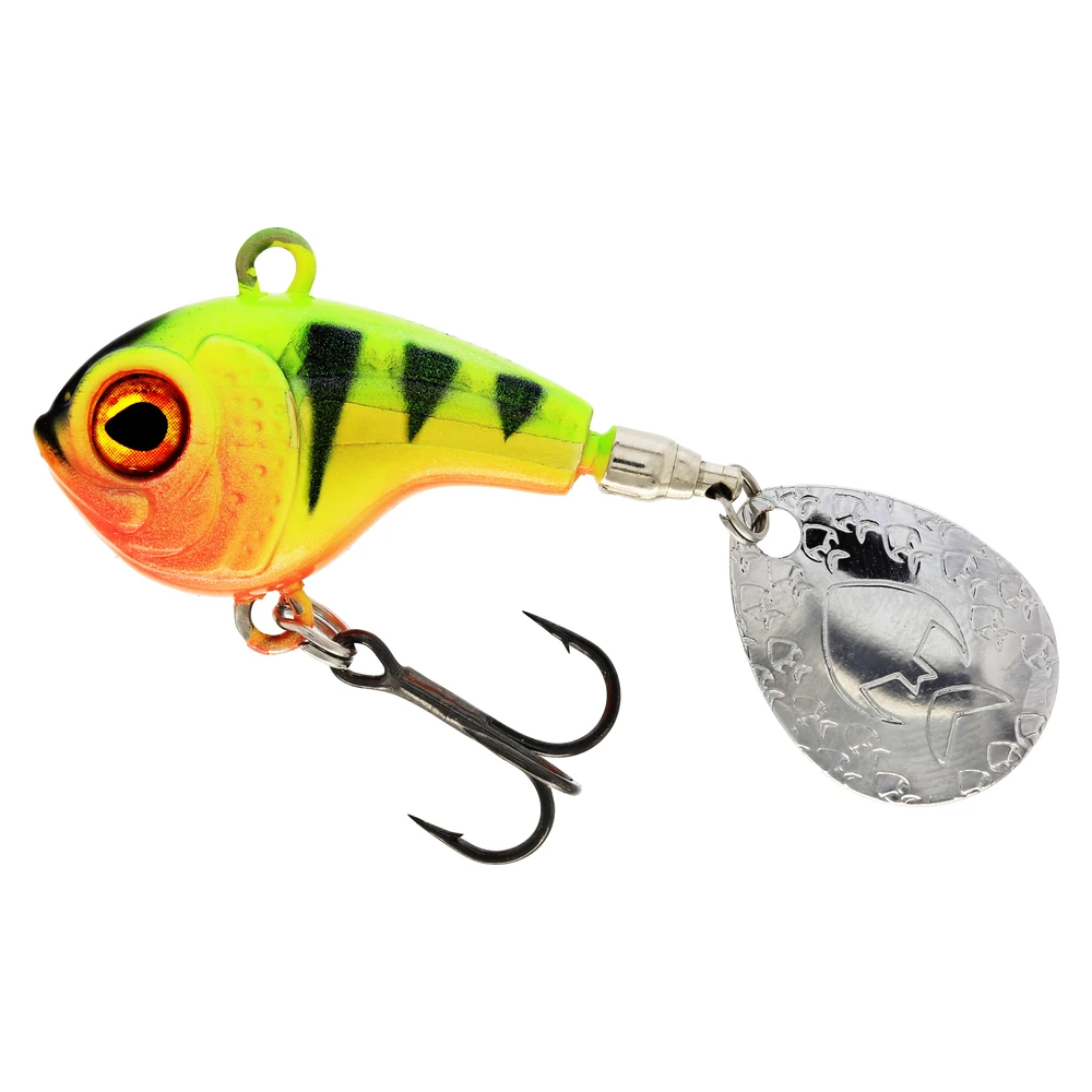 Westin Dropbite Spin Tail Jig 3.4Cm 17G Sinking Chartreuse Perch