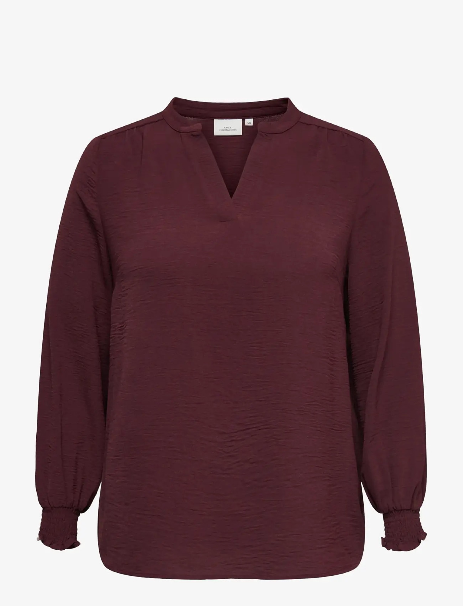 Only Carmakoma Metta LS V-Neck Top Dames