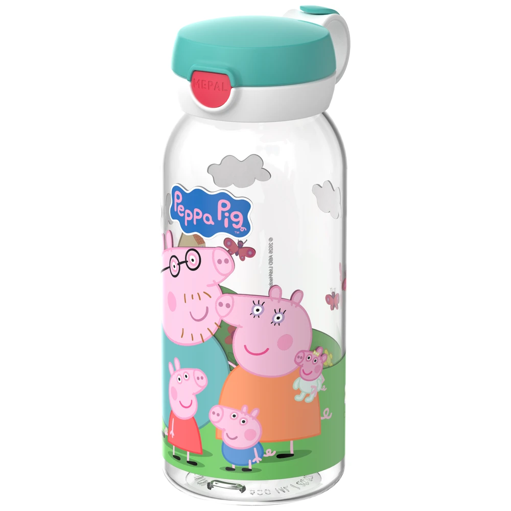 Mepal Drinkfles Met Flipdop Campus 600 Ml - Peppa Pig