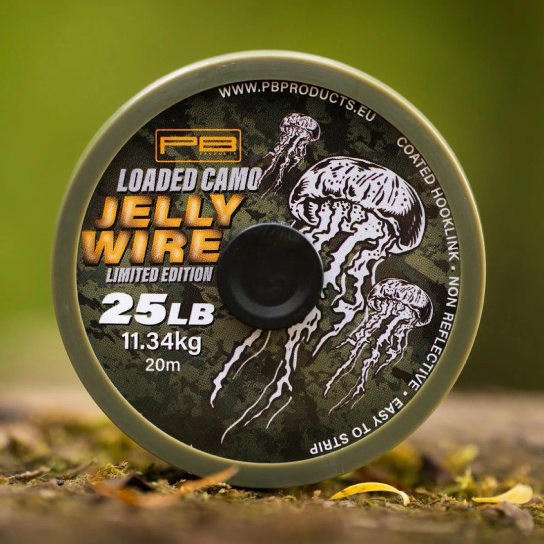 PB Products Pb Jelly Wire 25lb Loaded Camo Ltd 20M