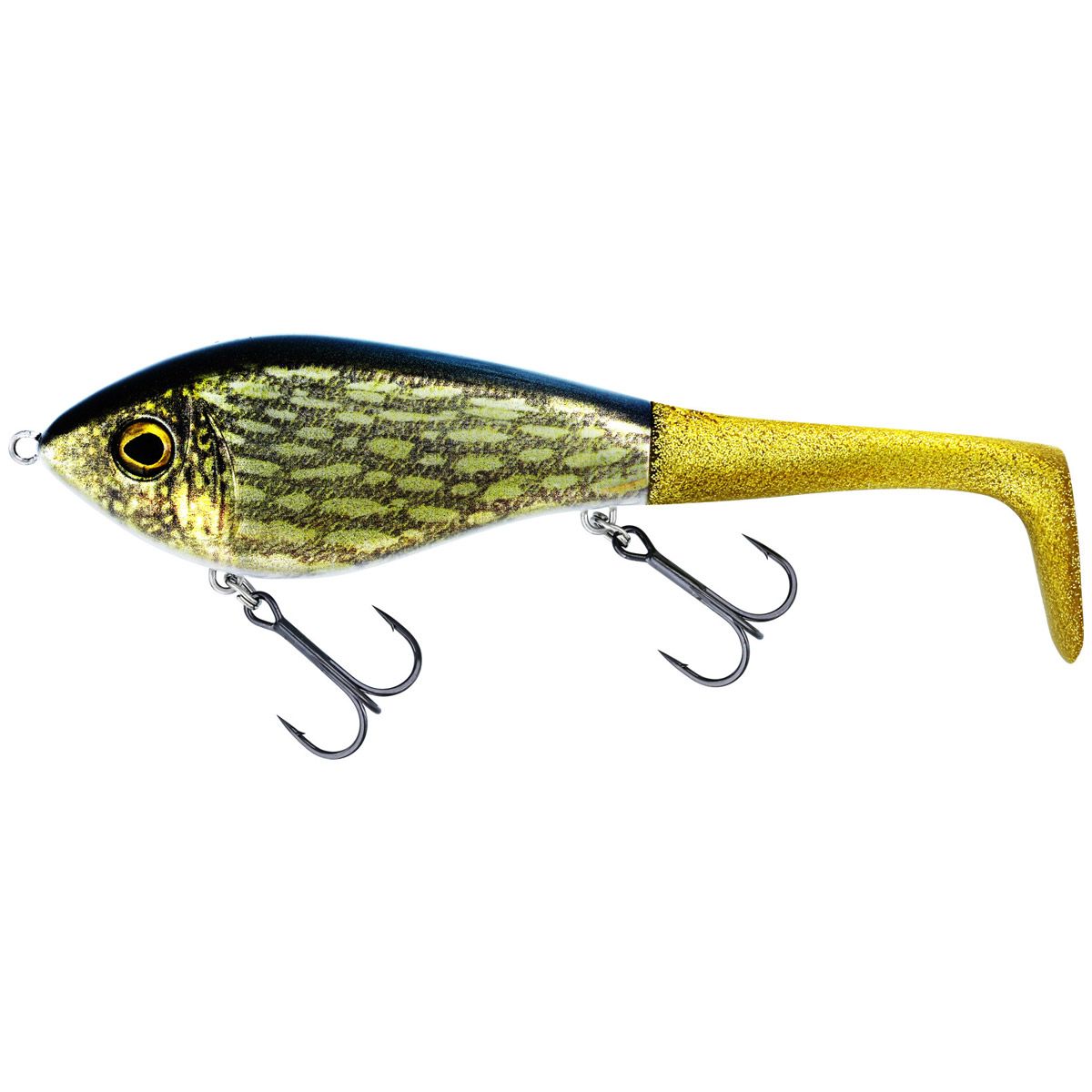 Westin Swim Tail S Real Pike 1 Body 2 Tails 12CM 62G