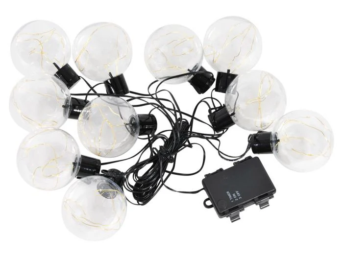 Partylight X10 Bol 50 Warmled B/O Ip44 Timer 3M 450Cm