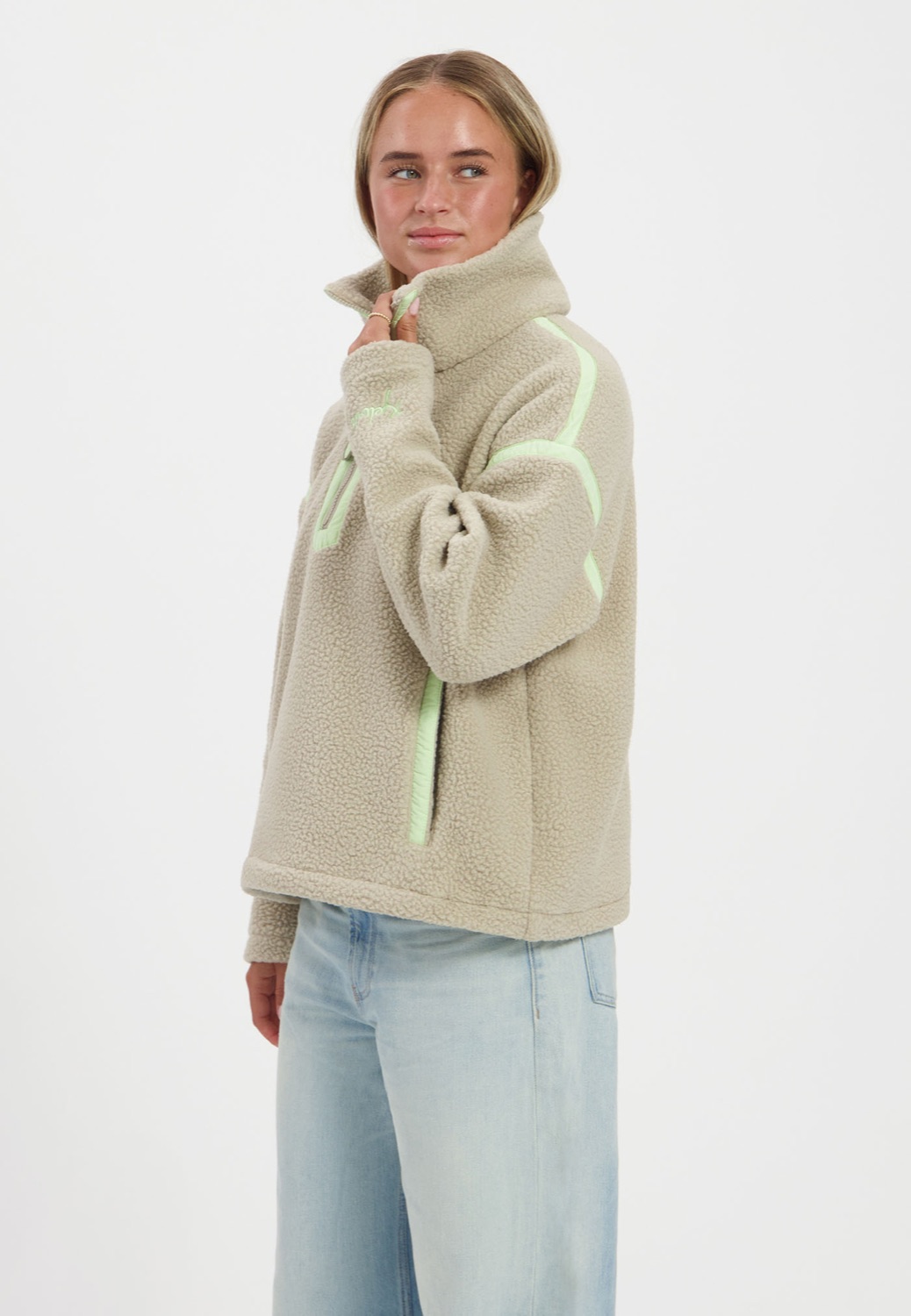 Kjelvik Sherpa Fleece Sweater Jana Dames