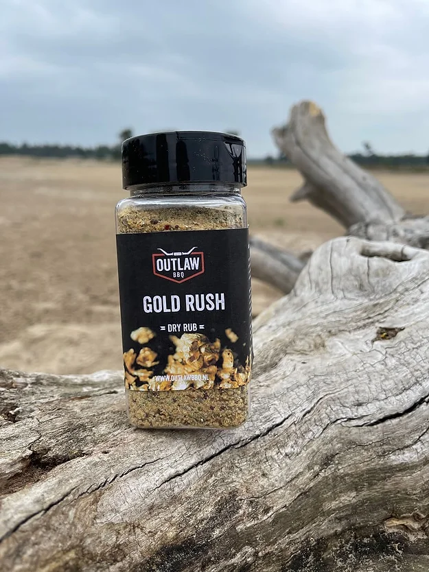 Outlaw Bbq Dry Rub Gold Rush 240Gr