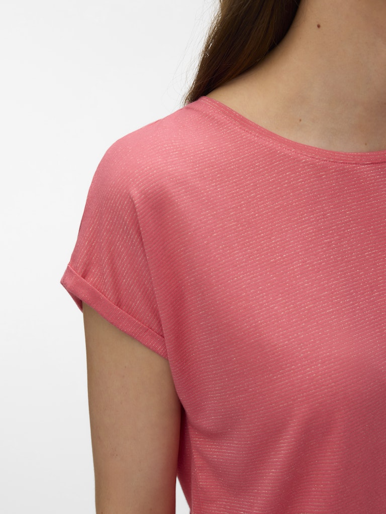 Vero Moda Lava Glitter SS Top Stripe LX Dames