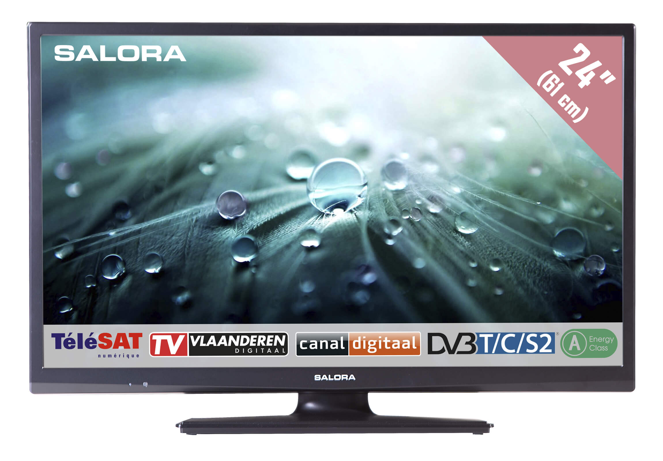 Salora Tv Travel Salora 24" 12/230V Led9109Cts2 Cd Led