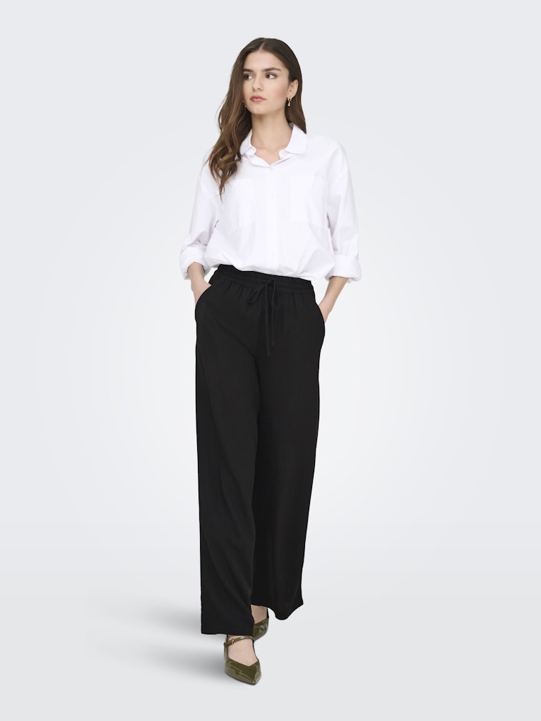 Jacqueline DE Yong Say HW Linen Wide Pant Dames
