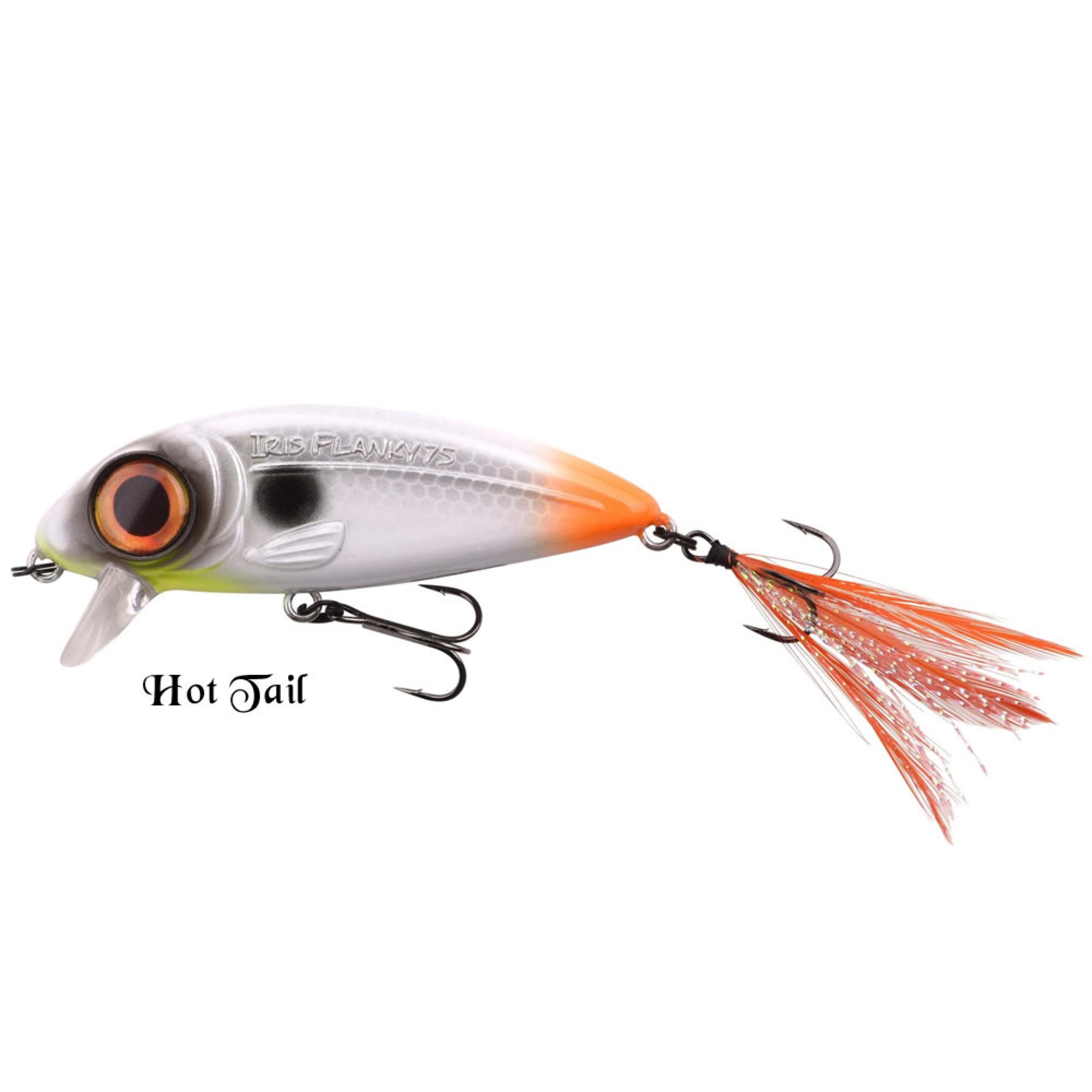 Spro Iris Flanky Hardlure Hot Tail 7,5cm 13g