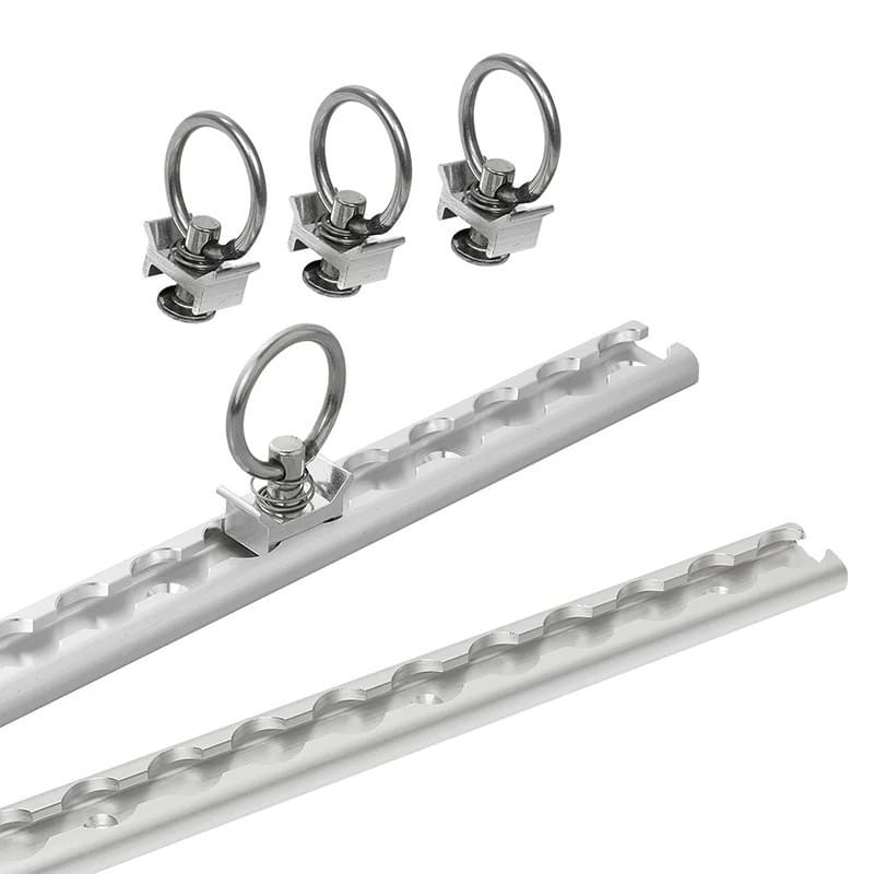 Proplus Bindrails Set Aluminium 2X60Cm 6-Delig