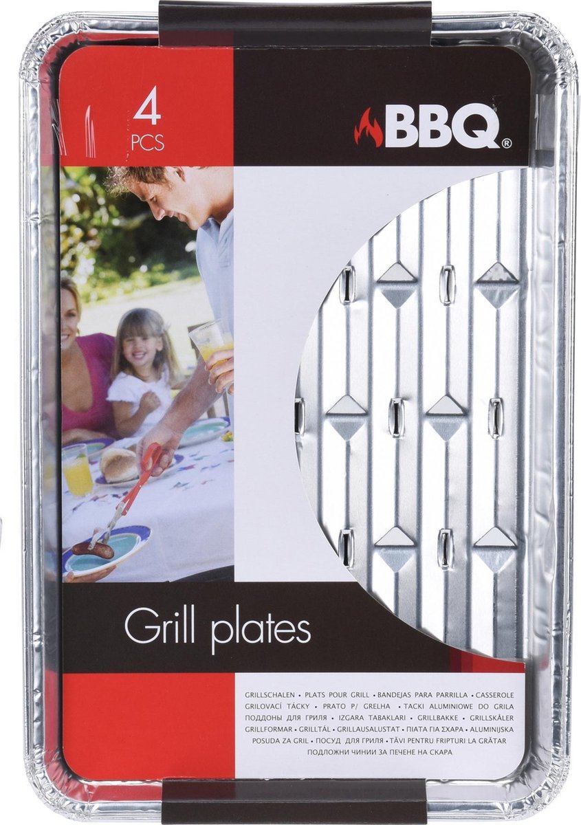 Barbecue Grill Schalen Set 4 Stuks