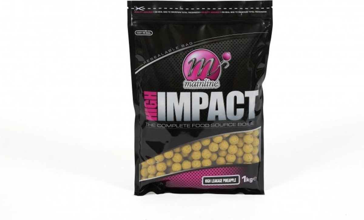 Mainline High Impact Boilie H/L Pineapple 20Mm 1Kg