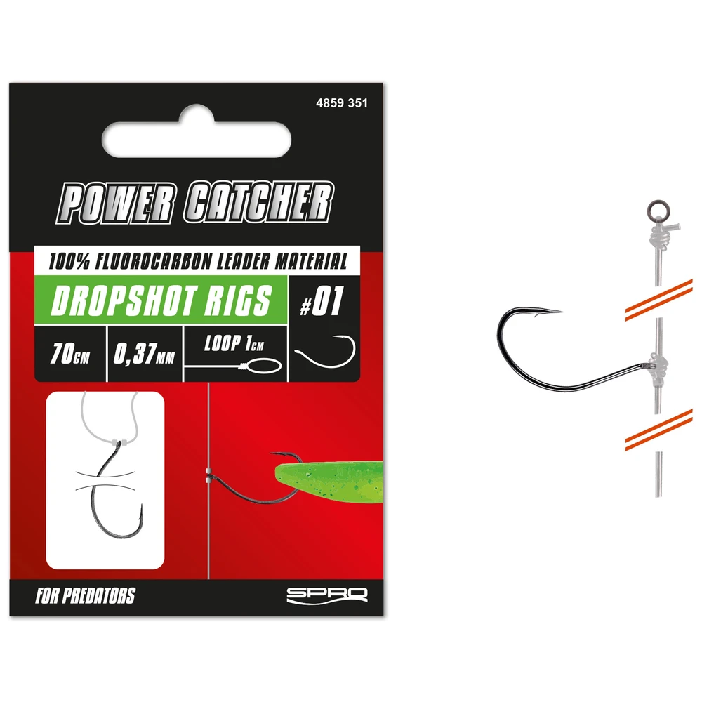 Spro Powercatcher  Stuks Fc Dropshot Rigs #1