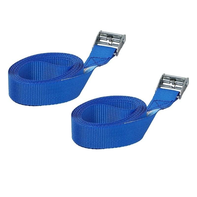 Proplus Spanband Blauw Met Snelsluiting 2X2,5 Meter Proplus Spanband Blauw Met Snelsluiting 2X2,5 Meter