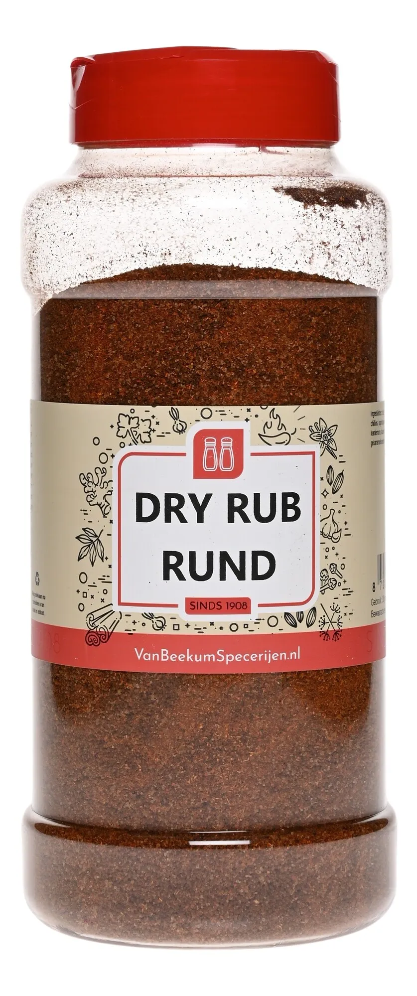 Van Beekum Specerijen Dry Rub Rund 750 gr