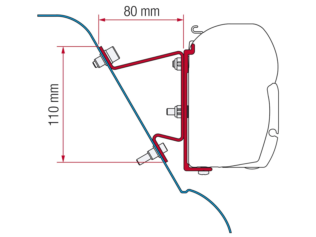 Fiamma Kit Sprinter H3 - Westfalia-Crafter H3