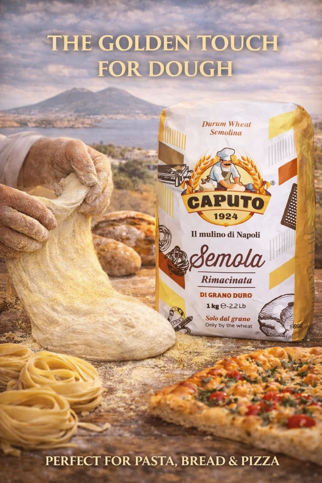 Caputo Semola Rimacinata Tarwebloem 5Kg