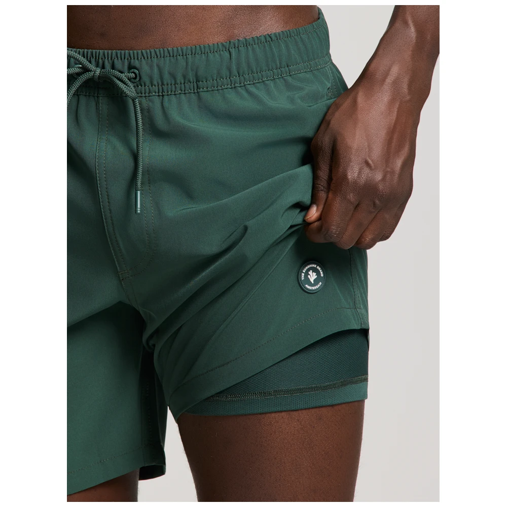 Shiwi Scott Stretch Swim Shorts 6 Inch Solid Heren