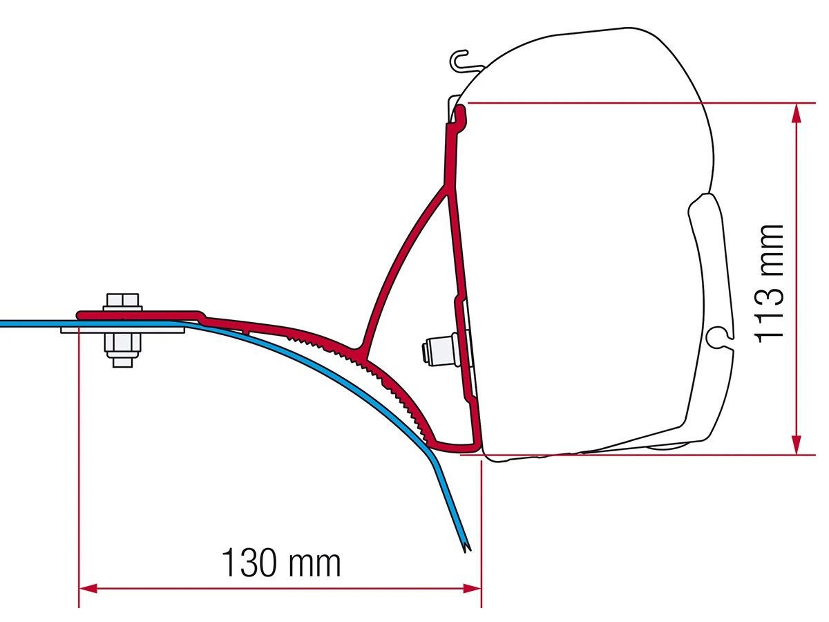 Fiamma Kit Fiat Ducato Roof Rack