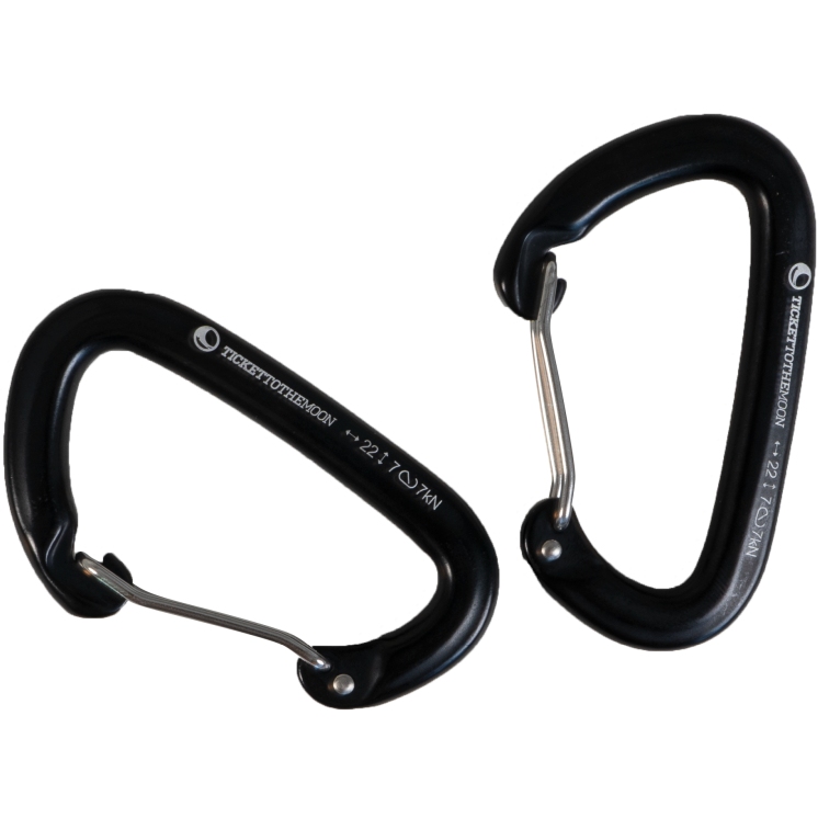 Ticket To The Moon Carabiner IN Blister 2200Kg