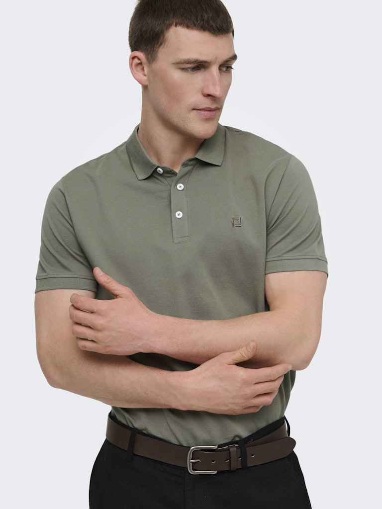Only & Sons Fletcher Life Slim SS Polo Heren