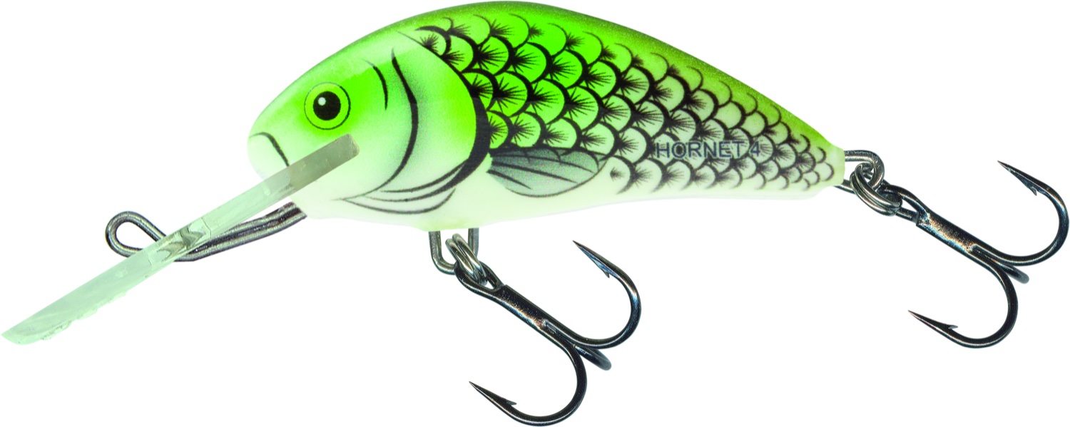 Salmo Hornet Flo 5Cm Olive Hot Spot