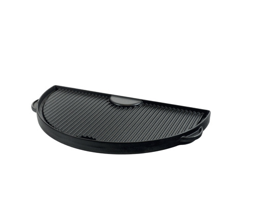 Grill Guru Cast Iron Half Moon Griddle Large 42 Cm