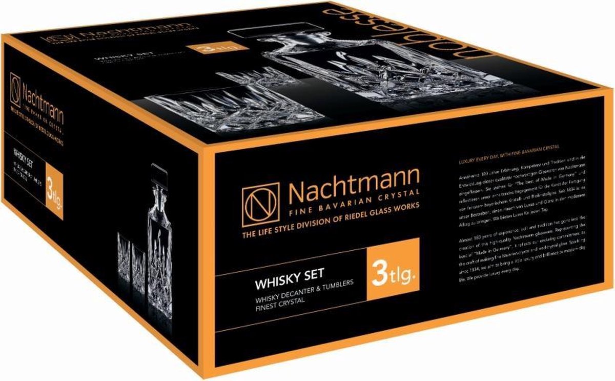 Nachtmann Noblesse Whiskyset 3-Delig