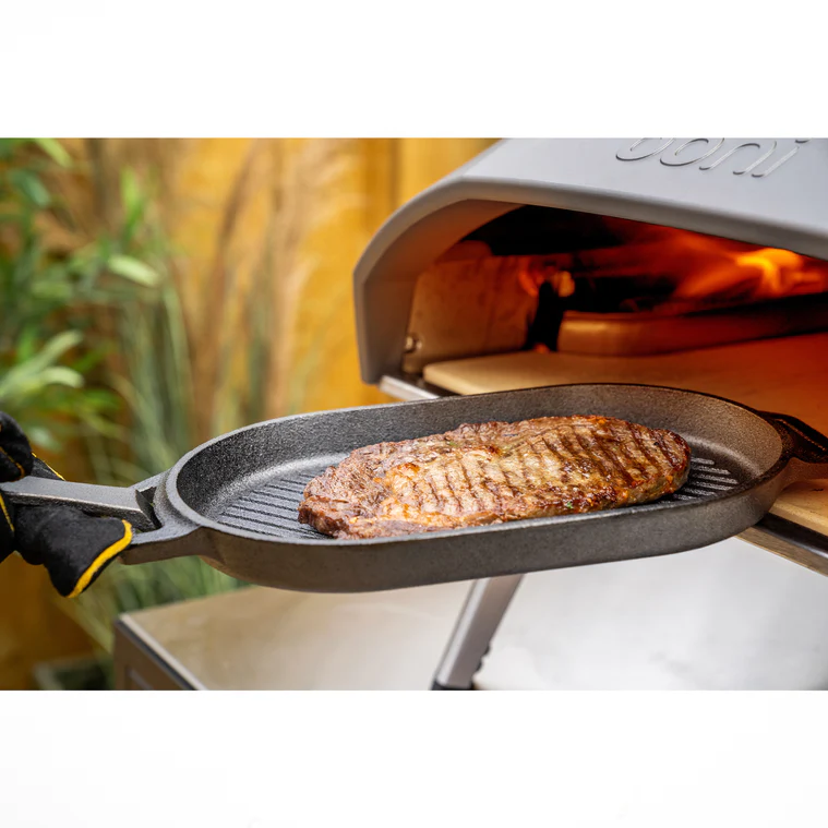 Ooni Grillpan Grizzler 22X12,5Cm M.Serveerplank