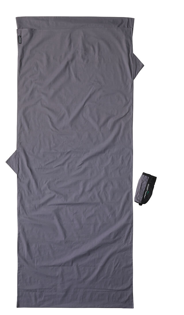 Cocoon Travelsheet 100% Cotton - Elephant Grey