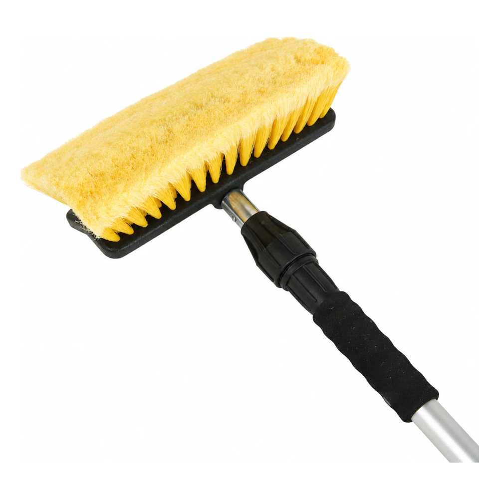 Happy Rhino Wasborstel Professional Telscopische Steel 2Mtr