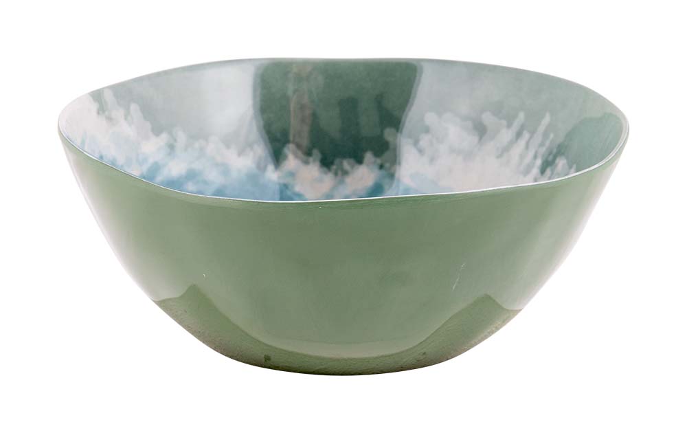 Bo-Camp Servies Halo Blauw/Groen 12-delig